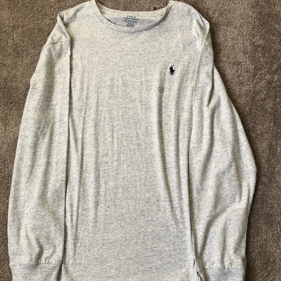 Polo Ralph Lauren L/S T-Shirt Mens Size XL Grey - Picture 2 of 5